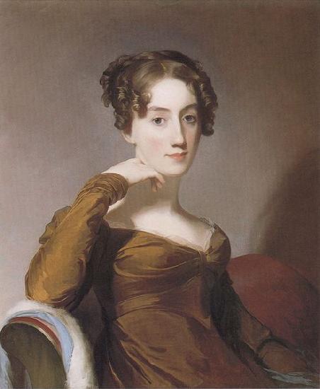 Thomas Sully Oil on canvas portrait of Elizabeth McEuen Smith by Thomas Sully, 1823